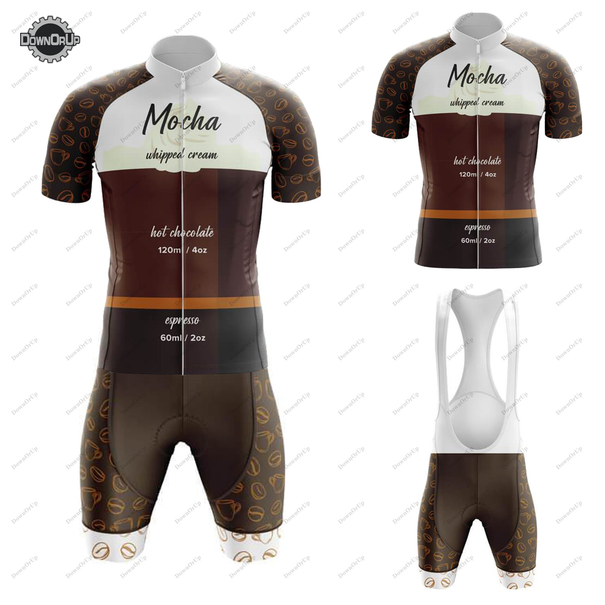 Summer Clothing List - Koffie Lijst Mokka Wielertrui Set voor