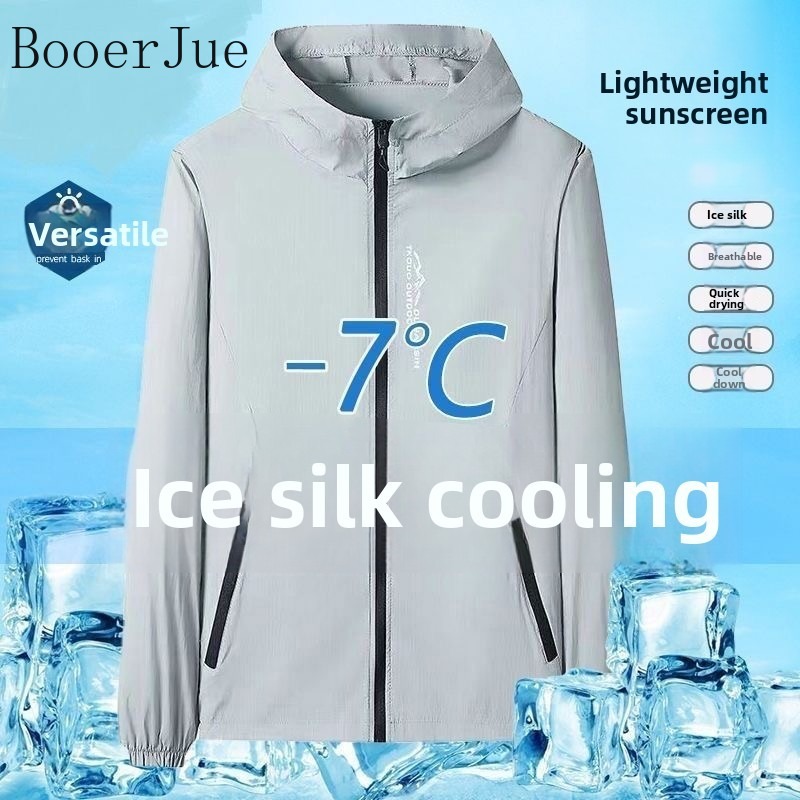 Summer Hiking Clothing - Sport Lichtgewicht heren UV-beschermingsjassen UPF50+ Zonwerende