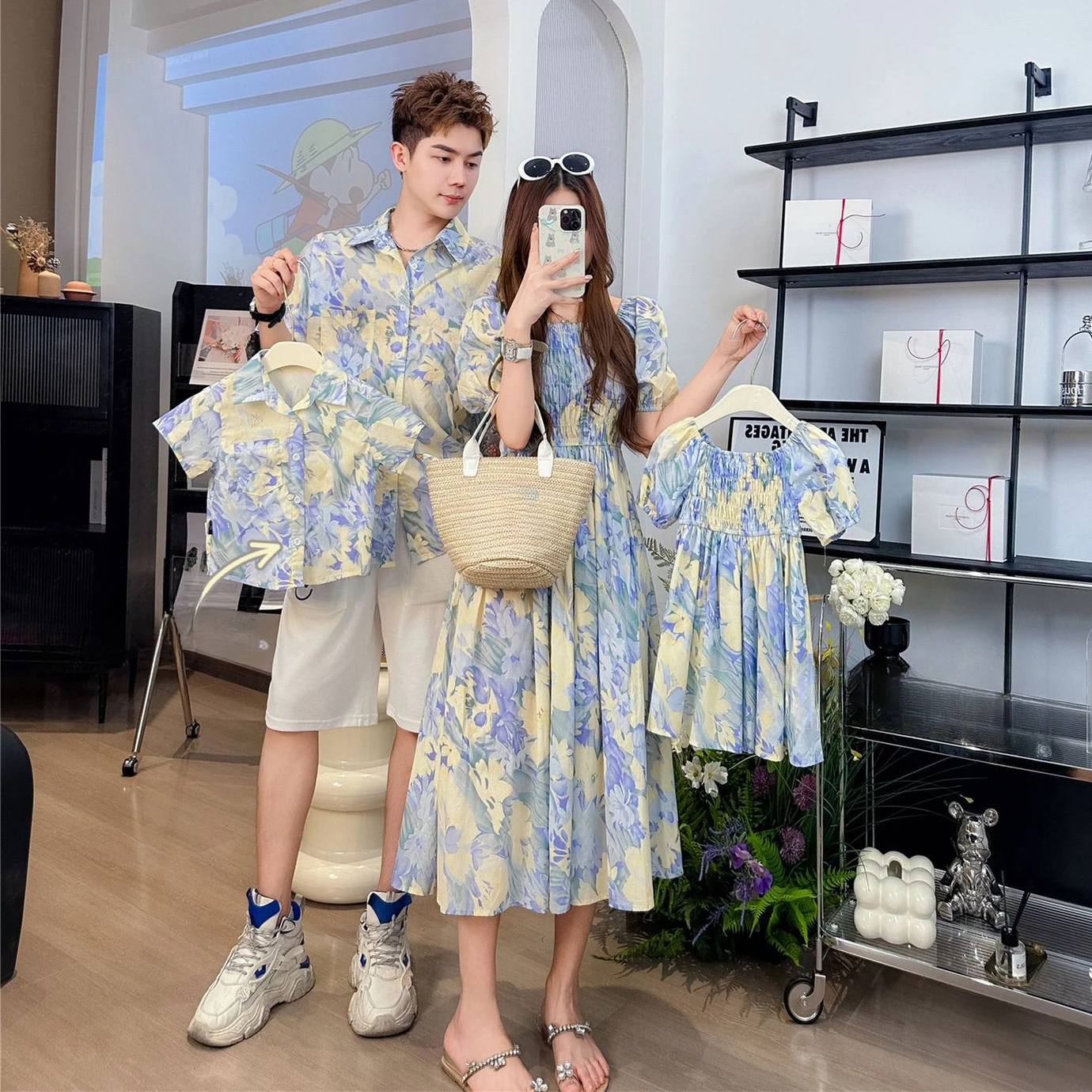 Summer Clothing Looks - Vakantielook Familie bijpassende kleding Vakantie Moeder