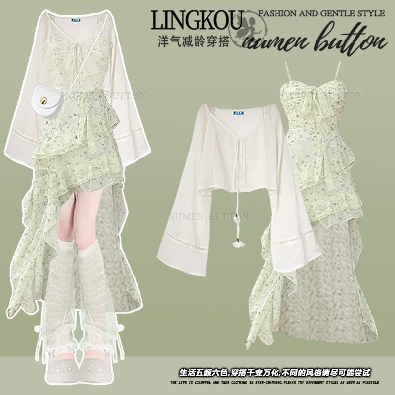 Summer Clothing Wear - Zomerkledingset Zonwerende kleding voor dames Groene
