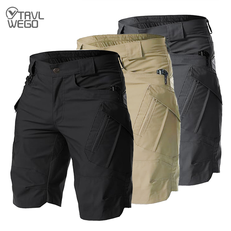 Summer Hiking Clothing - TRVLWEGO Tactische cargoshorts voor heren, sneldrogende