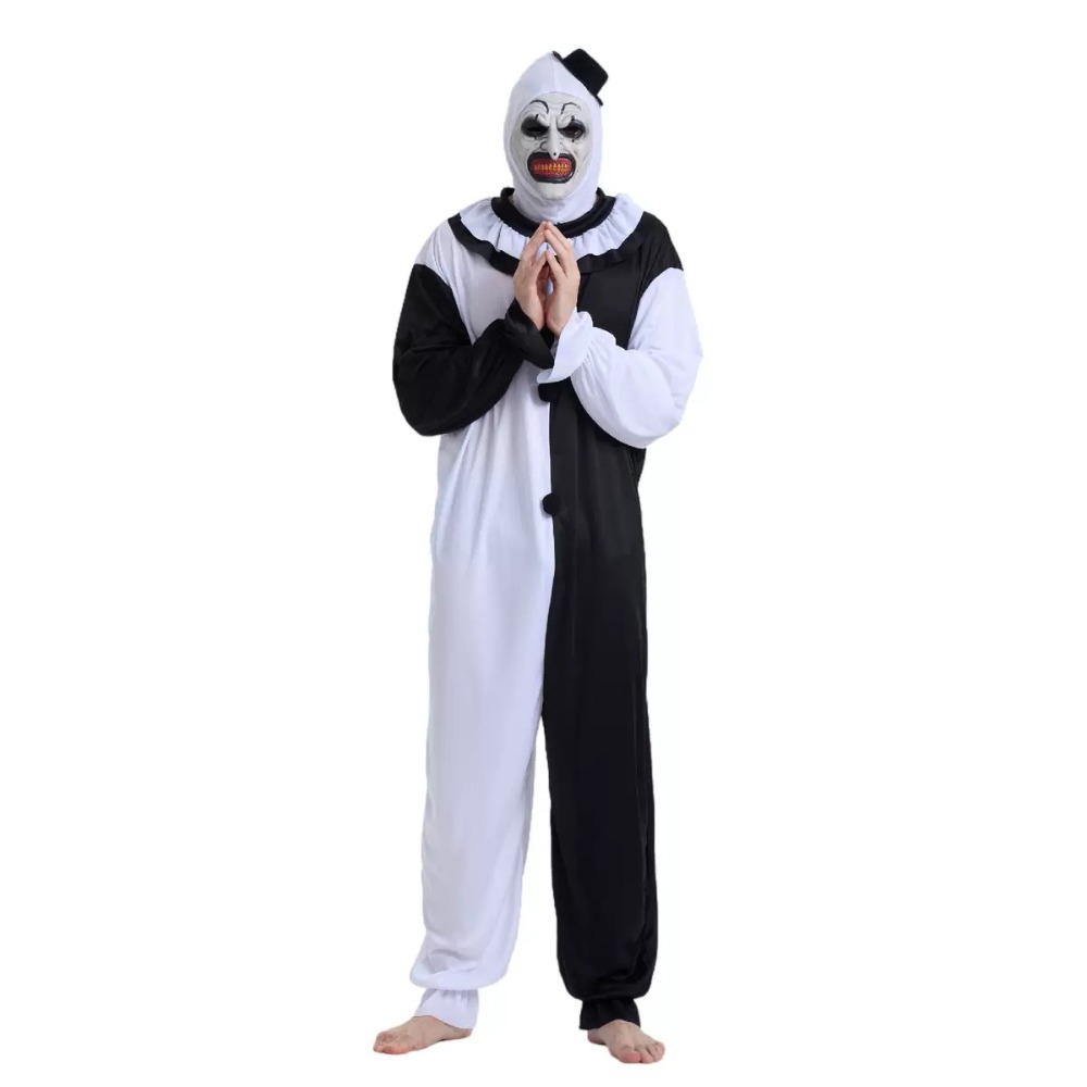 Romper Playsuit Women - Terriifier Art Clown Joker Cosplay Kostuum