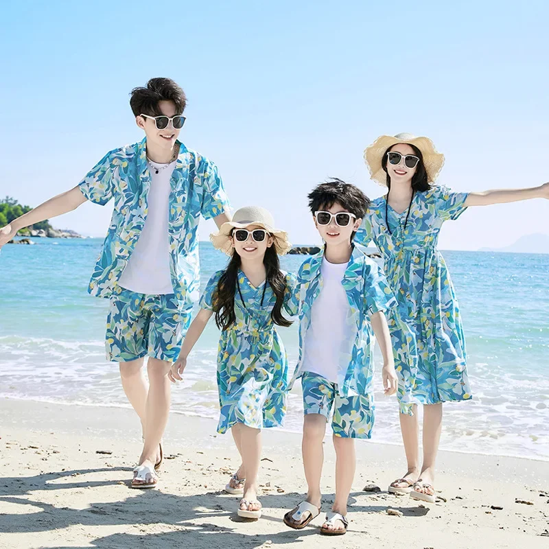 Summer Clothing Looks - Vader Zoon Shirts Set Kleding Zomervakantie