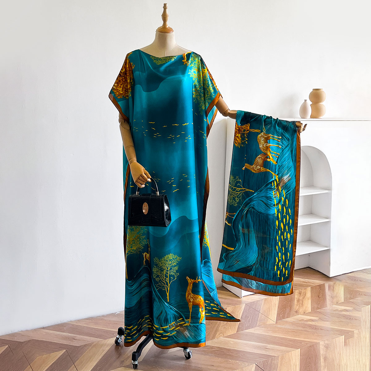 Summer Clothing For Older Women - Lange sjaal voor dames Dubai Fashion