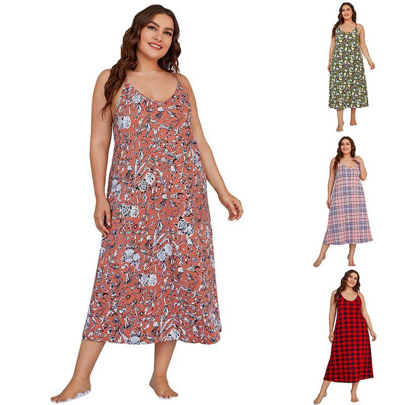 Summer Clothing Plus - Plus Size Slaapjurk Dames 200 Pond
