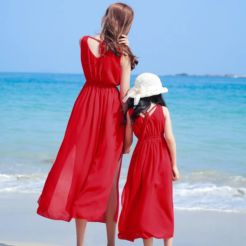 Moeder en meisje baby vakantie - Summer Clothing Looks recensie en prijs
