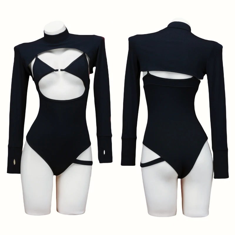 Anime Gothic Hollow Out Mouwlo - Romper Playsuit Women recensie en prijs