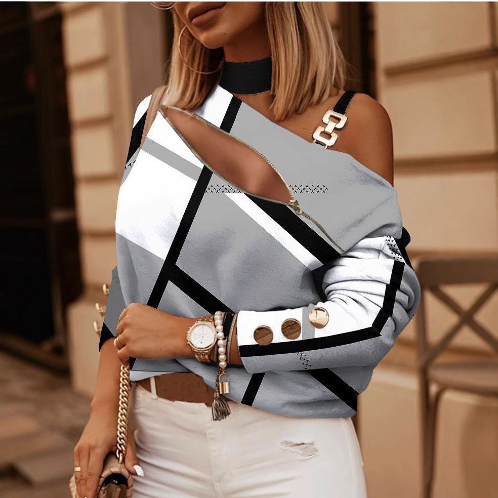 Off-shoulder blouse voor dames - Off Shoulder Blouse recensie en prijs