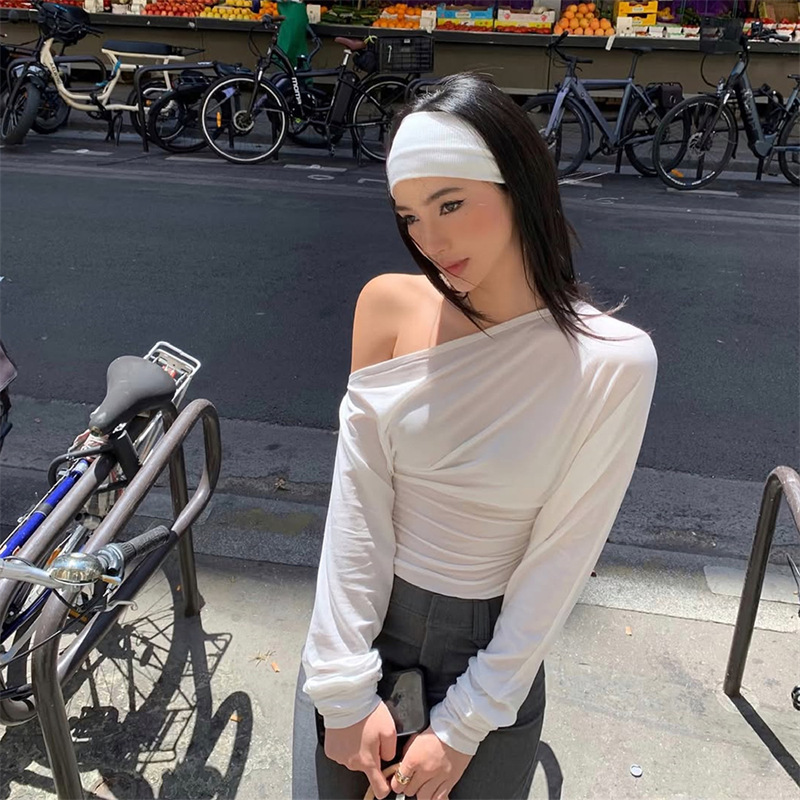 2026 Dames One Shoulder Top La - Off Shoulder Blouse recensie en prijs