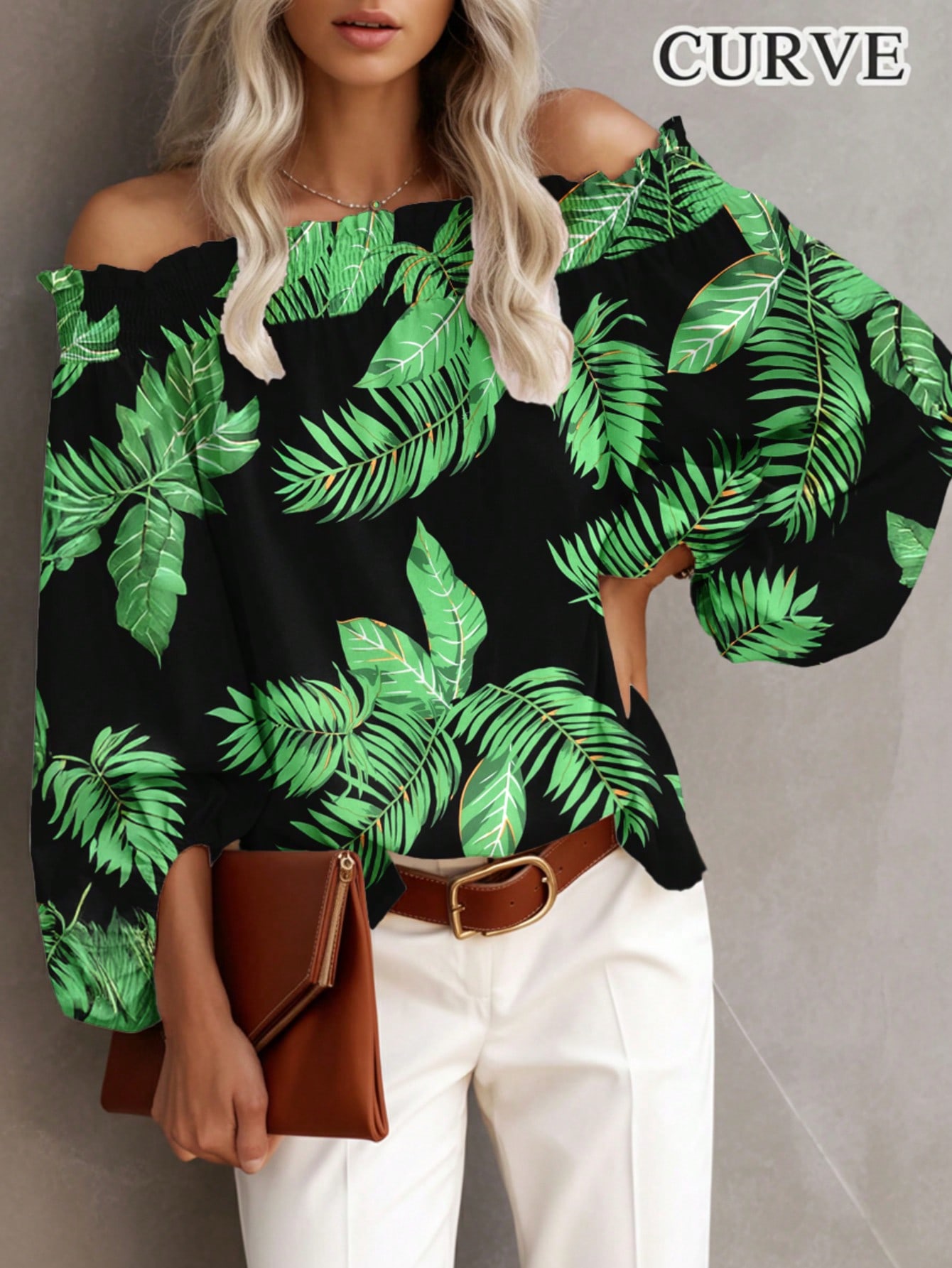 Plus Size Nieuwe dames casual  - Off Shoulder Blouse recensie en prijs