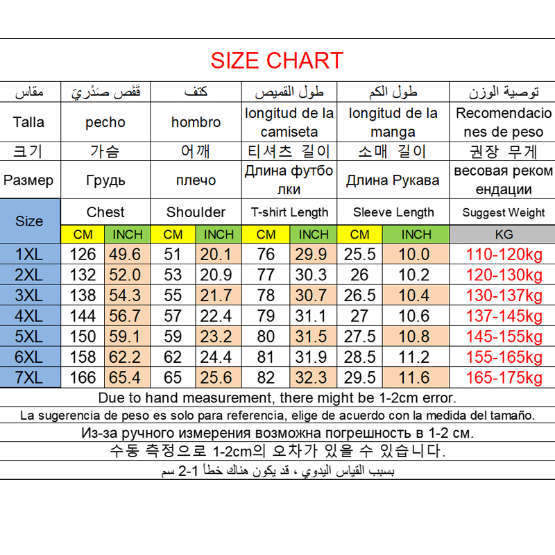 Heren Plus Size T-shirt 5XL 6X - Summer Clothing Plus recensie en prijs