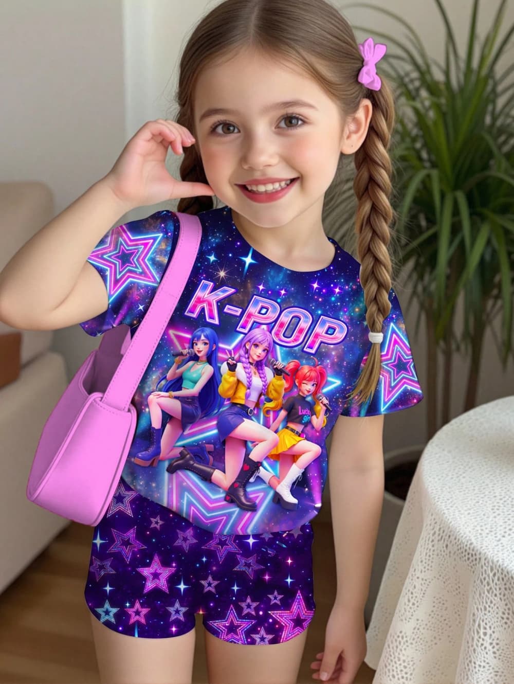 K-Pop Cartoon Grafische Meisje - Summer Clothing List recensie en prijs