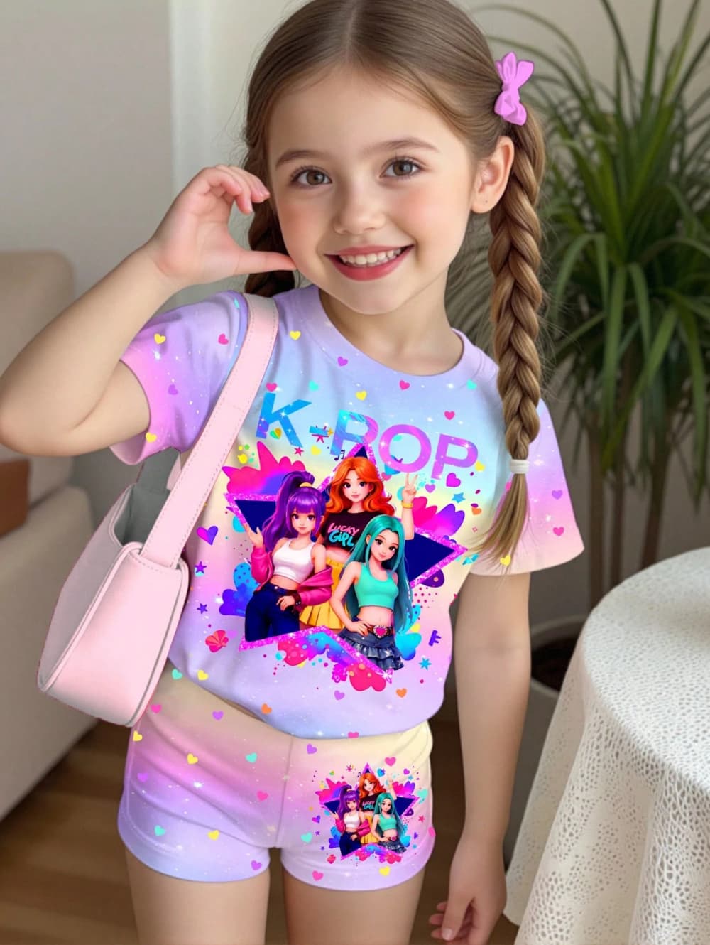 K-Pop Cartoon Grafische Meisje - Summer Clothing List recensie en prijs