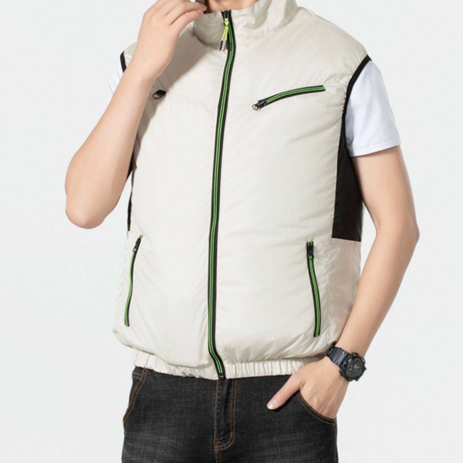 Koelvest voor heren, mouwloos, - Summer Clothing Wear recensie en prijs