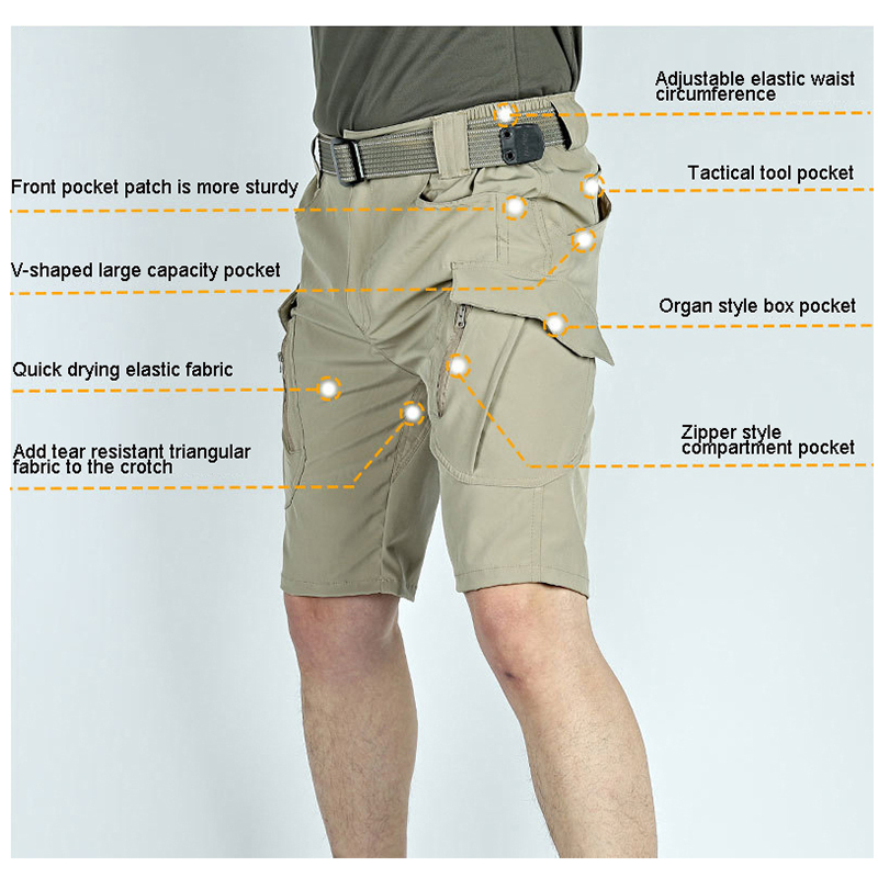 TRVLWEGO Tactische cargoshorts - Summer Hiking Clothing recensie en prijs