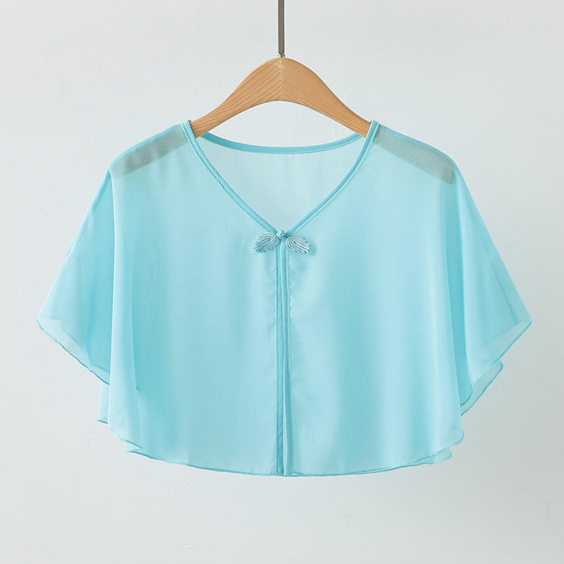Lente chiffon korte bovenkledi - Summer Clothing Wear recensie en prijs