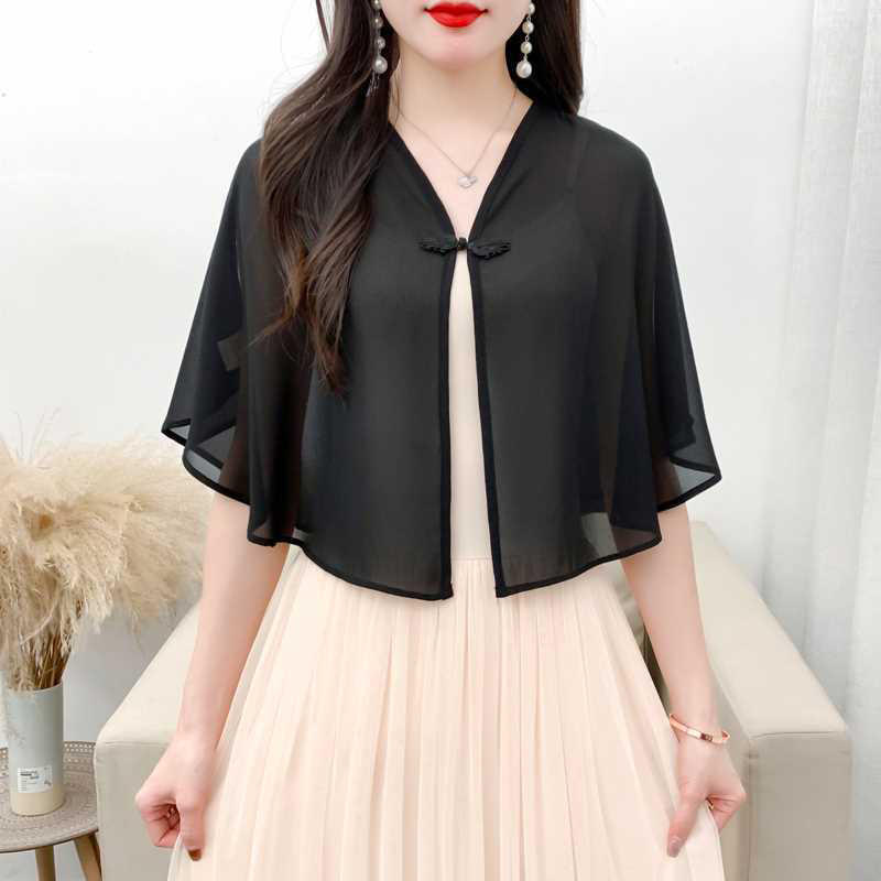Lente chiffon korte bovenkledi - Summer Clothing Wear recensie en prijs