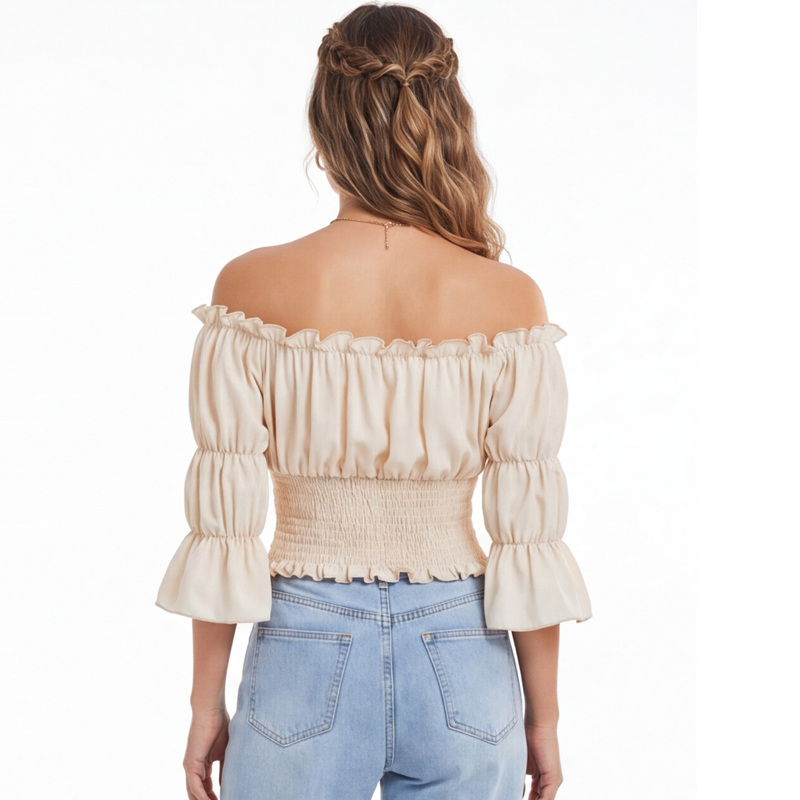 Renaissance blouse dames top m - Off Shoulder Blouse recensie en prijs