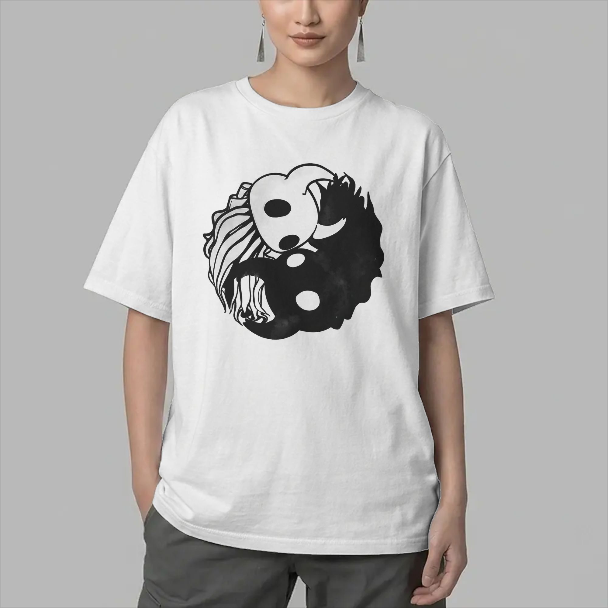 Hollow Knight Yin Yang T-shirt - Summer Knights Clothing recensie en prijs